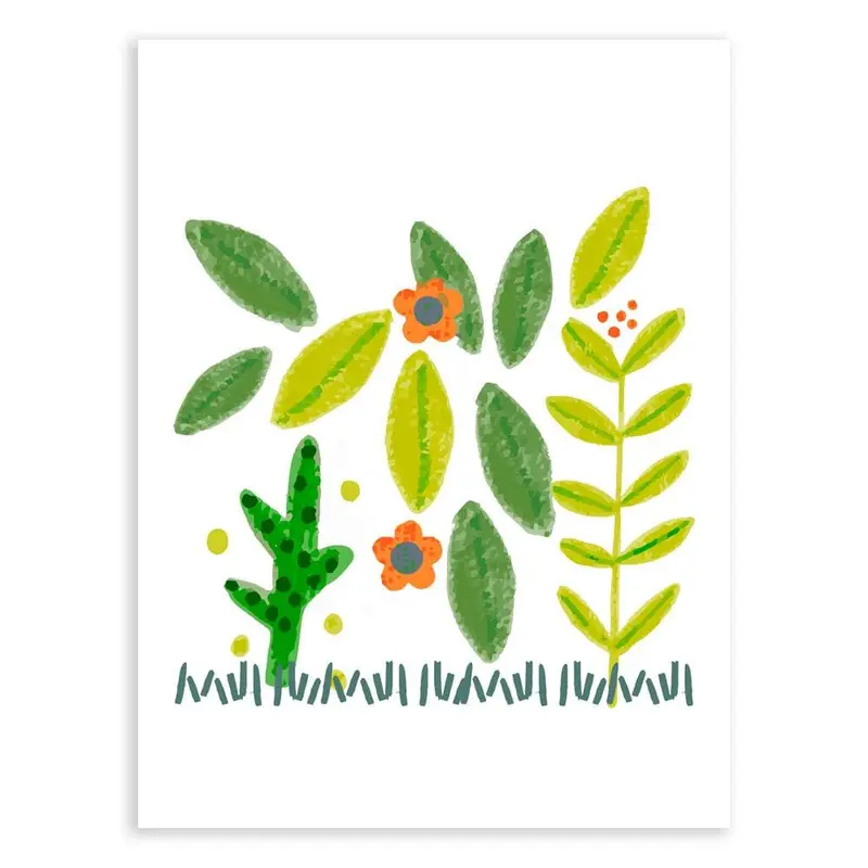 Lámina Infantil Plantas