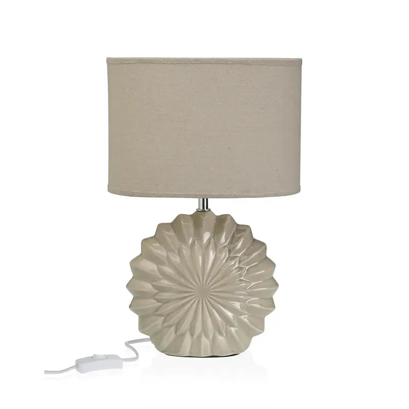 LÁMPARA DE MESA CERAMICA ASHTA BEIGE