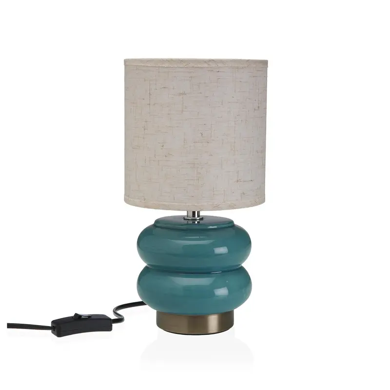 LÁMPARA DE MESA CERAMICA ONKARA AZUL