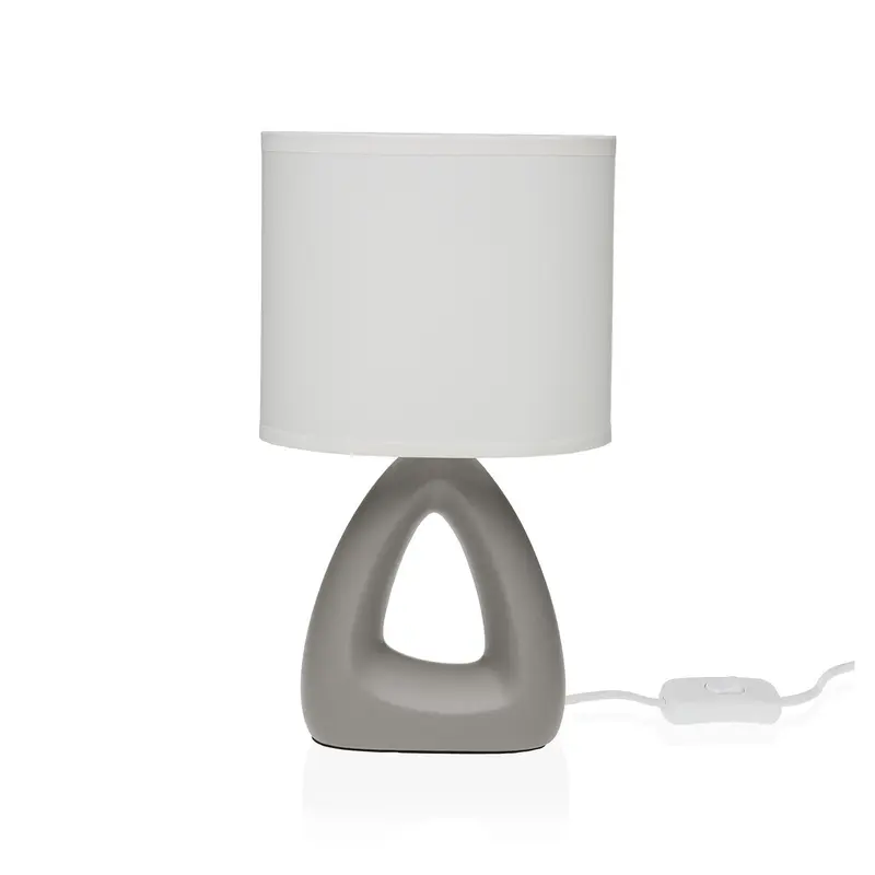 LAMPARA DE MESA NINBA GRIS
