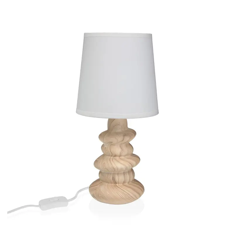 LAMPARA DE MESA NOLIA EFECTO MADERA