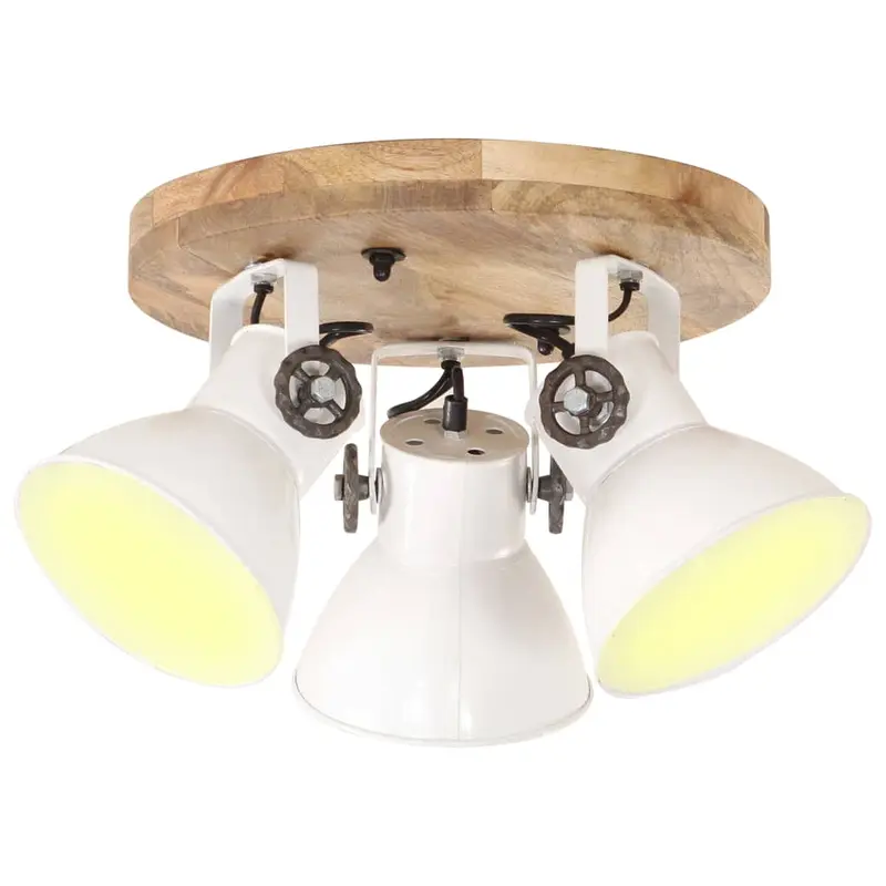 Lámpara de techo industrial 25 W blanco 42x27 cm E27