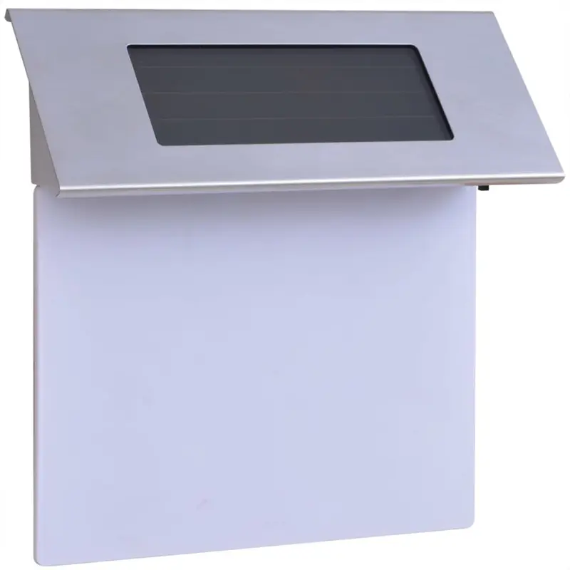 Lámpara solar LED con el número de casa acero inoxidable