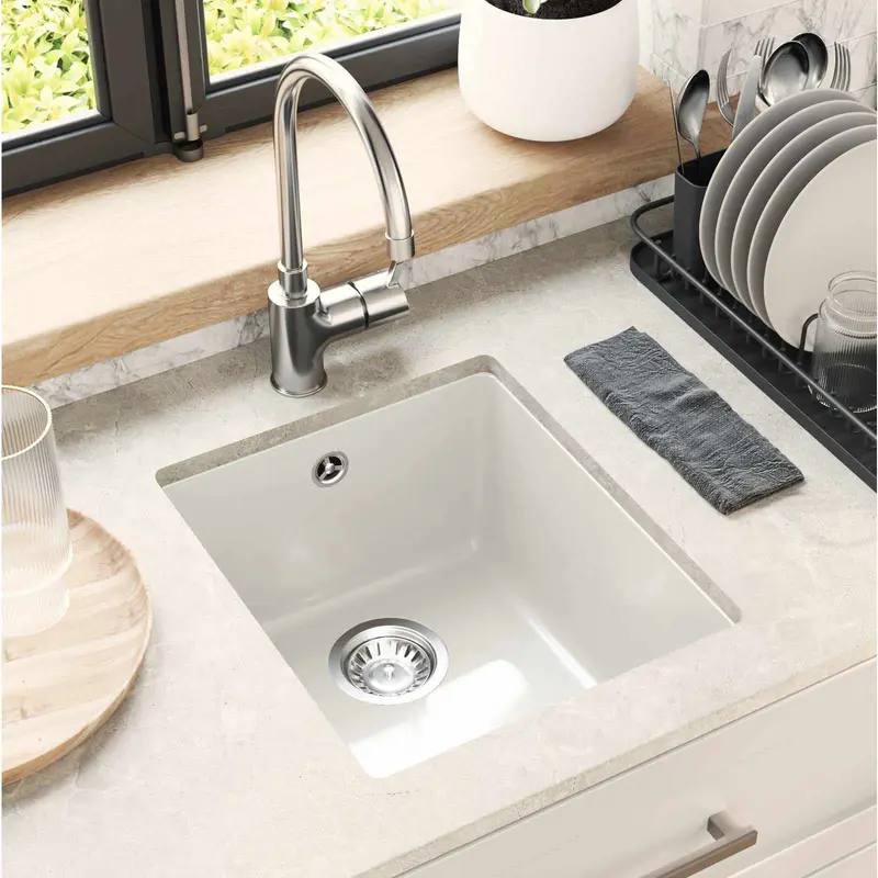 Lavabo 370 x 460 mm 80% Cuarzo y 20% Resina