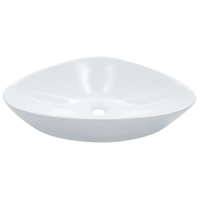 Lavabo 58,5x39x14 cm cerámica blanco