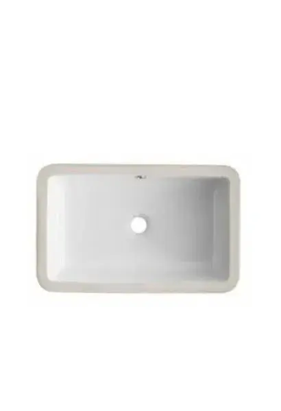 Lavabo bajo encimera rectangular color blanco elegante y moderno AGRES de Unisan