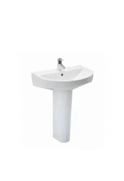 Lavabo con Pedestal Urby Unisan 66 cm Porcelana Blanca