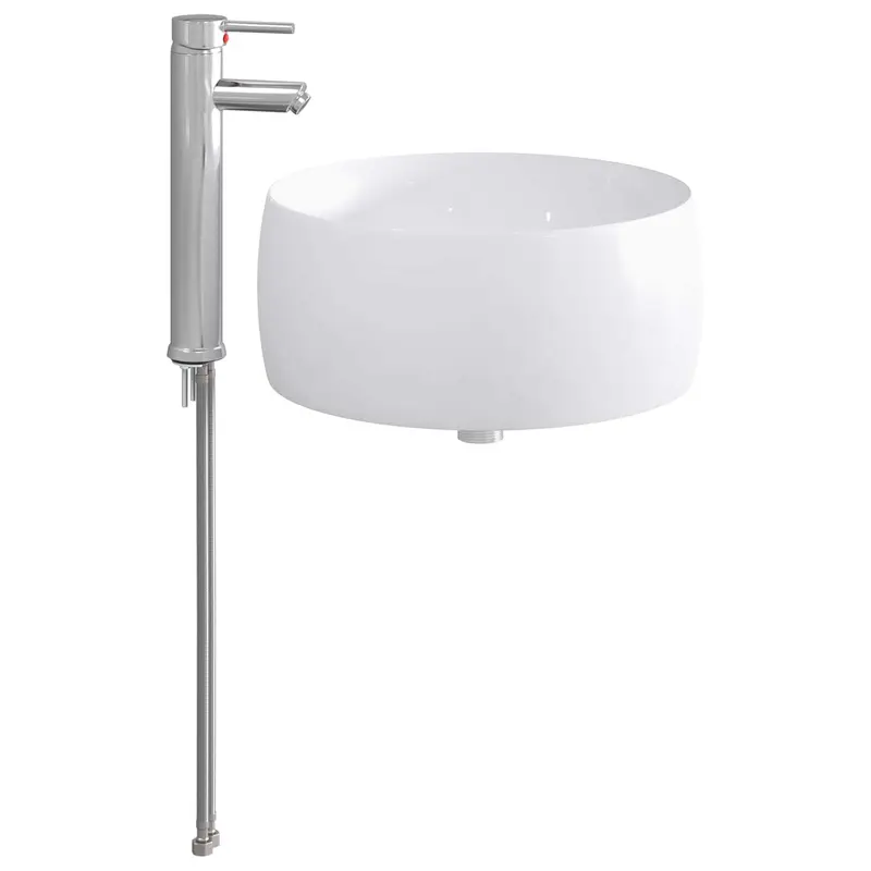 Lavabo de baño Cromado 38,5 x 38,5 x 16 cm Metal