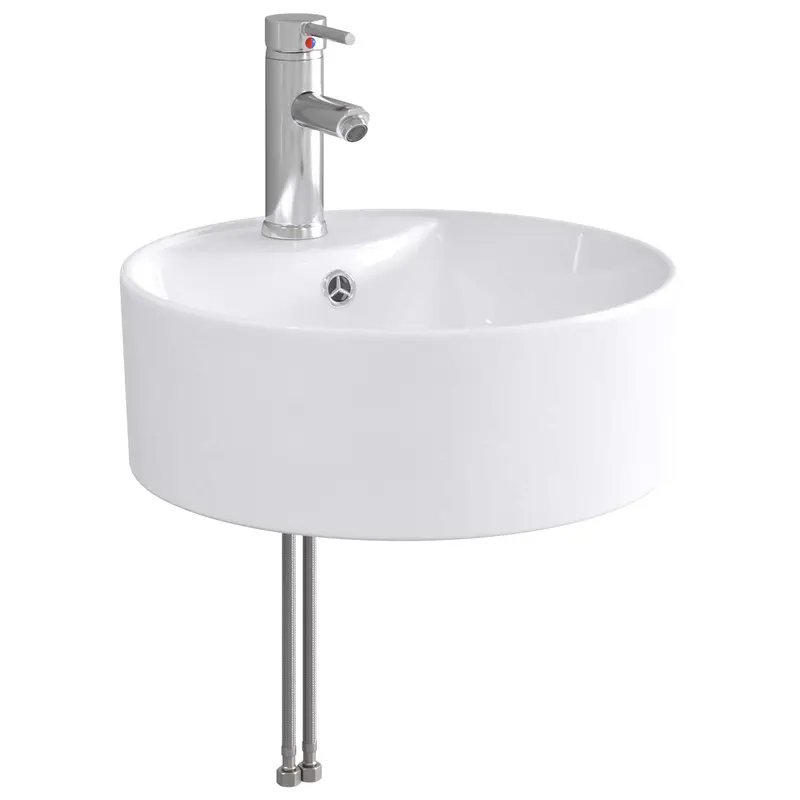 Lavabo de baño Cromado 40,5 x 40,5 x 15 cm Metal