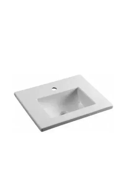Lavabo de Encimera PALM 50 cm Blanco Unisan