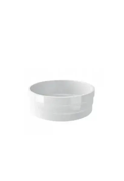 Lavabo de Encimera Redondo Porcelana Blanca Unisan Ring 45,5 cm