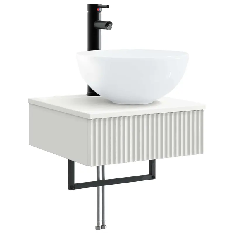 Lavabo de Lavado Montado en la Pared Blanco 40 x 41 x 40,5 cm