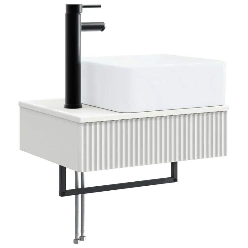 Lavabo de Lavado Montado en la Pared Blanco 50 x 41 x 39 cm