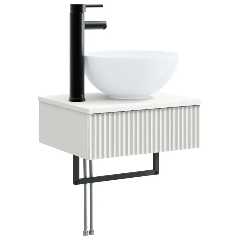 Lavabo montado en la pared 40 x 35 x 39 cm