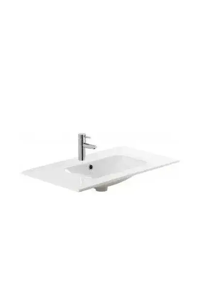 Lavabo sobre encimera Área Plus Unisan 61x46 cm Blanco