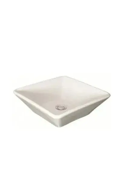 Lavabo sobre encimera cuadrado 40 cm blanco SIGN Unisan