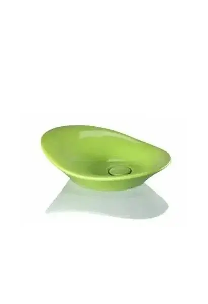 Lavabo sobre encimera MORFYS 53 cm Verde con Válvula - Unisan