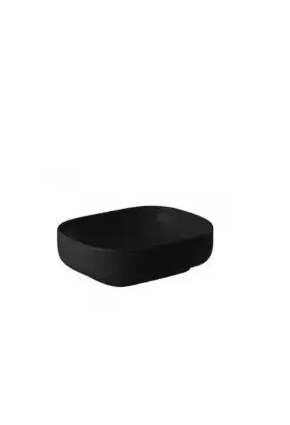 Lavabo Sobreencimera Porcelana Vítrea Negro Mate Unisan