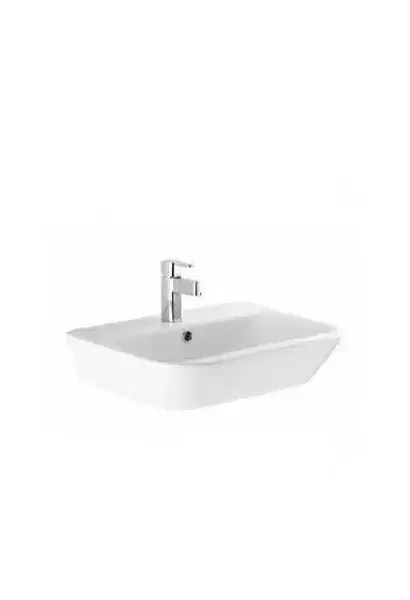 Lavabo Suspendido 60 cm Porcelana Blanca LOOK Unisan