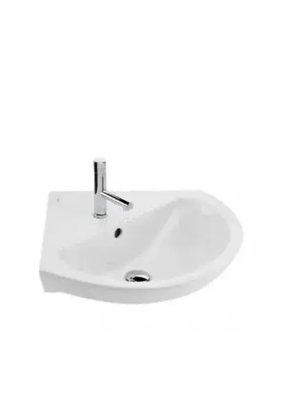 Lavabo Suspendido Angular EASY Unisan 50,5 cm Blanco