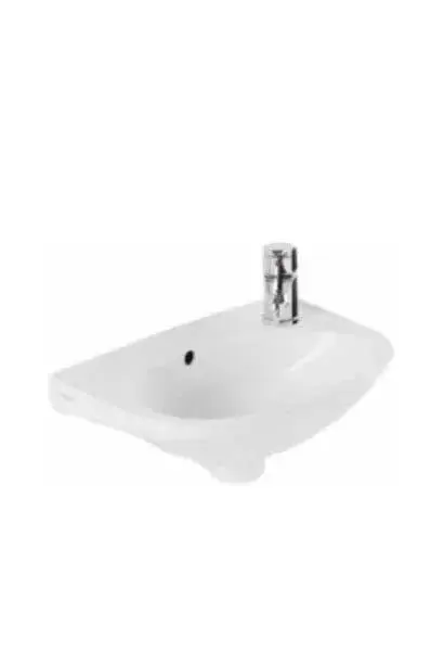 Lavabo Suspendido o Encastrado MIRA Unisan 27 cm Blanco