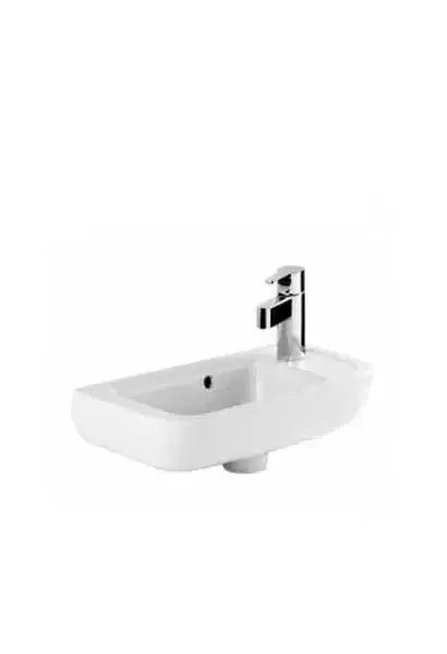 Lavabo Suspendido Rectangular LOOK Unisan 50x23 cm Blanco