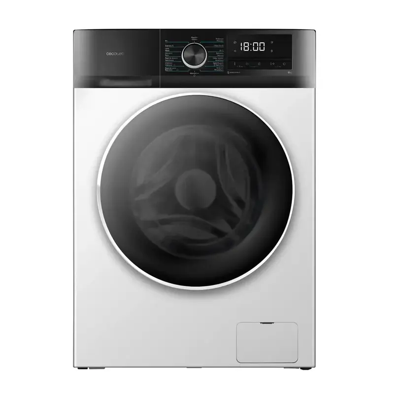 Lavadora 8Kg Inverter A con SteamMax, 16 programas y eficiencia energética A de Cecotec