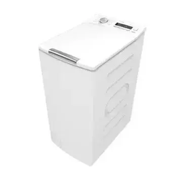 Lavadora blanca con carga superior para 8 kg bolero dresscode top 80 inverter de Cecotec