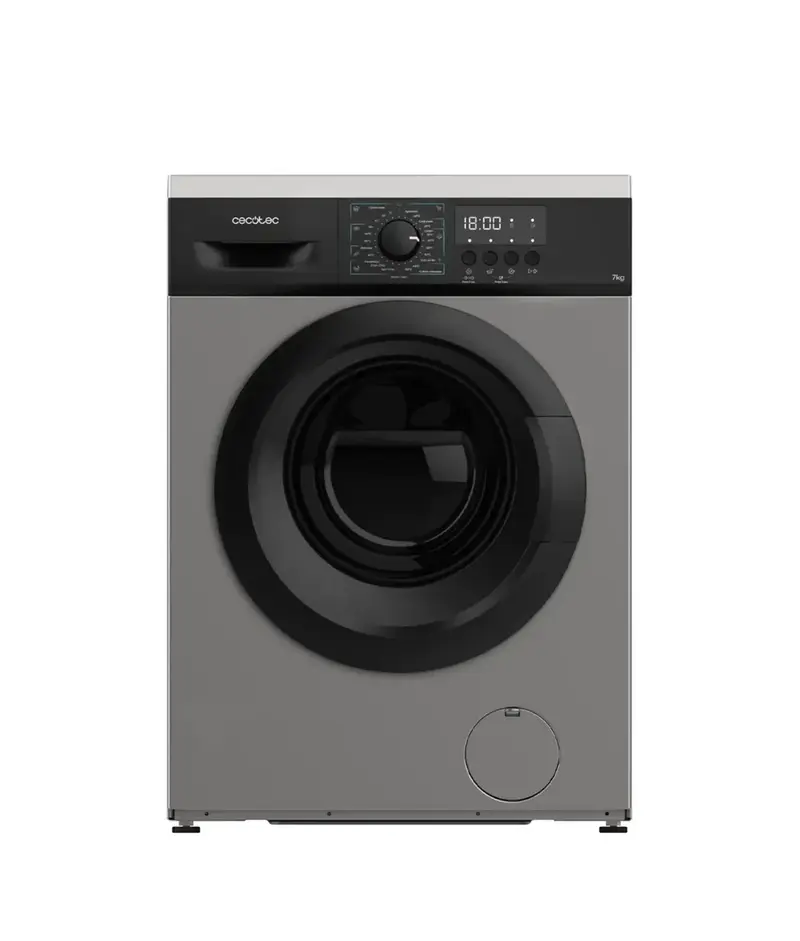 Lavadora Bolero DressCode 7000 Steel D de Cecotec – 7 kg y 23 Programas