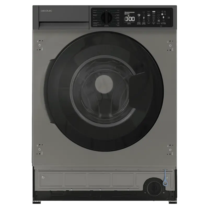 Lavadora integrable Bolero DressCode 850 BI Inverter de 8 kg 1400 rpm con motor Inverter Plus y 15 programas de Cecotec