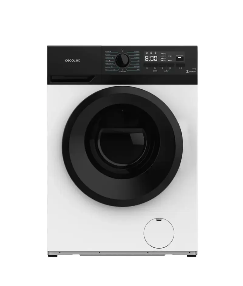 Lavadora Inverter 10kg, 1400rpm, 15 Programas, Eficiencia Energética Clase A de Cecotec