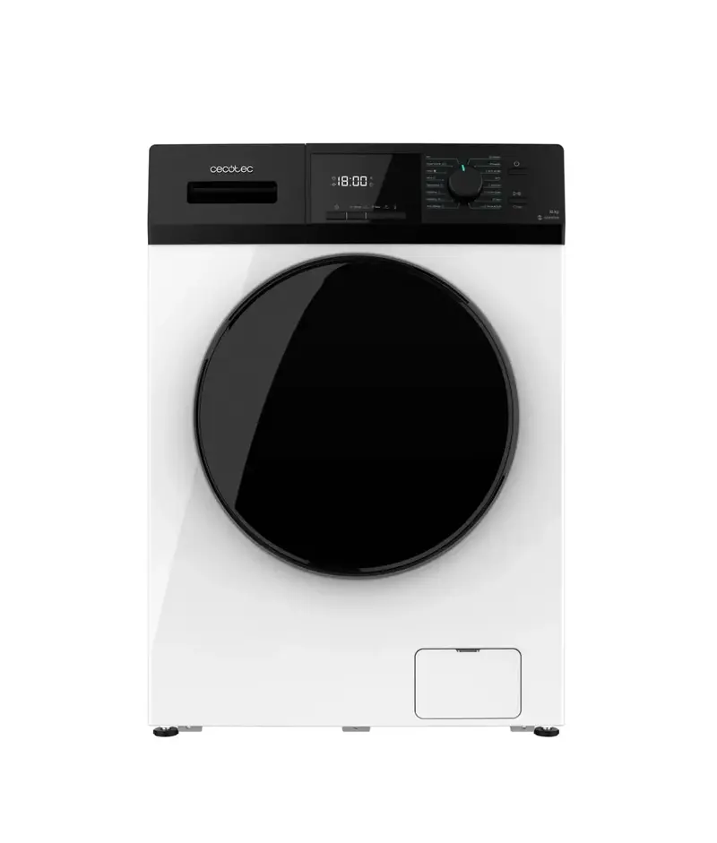 Lavadora Inverter 12kg, 1400rpm, Clase A, 16 Programas, Vapor y Cuidado Antialérgico de Cecotec