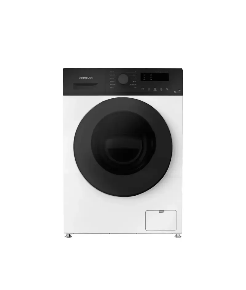 Lavadora Inverter 7kg, 1400rpm, Clase A, 12 programas, SteamMax y KidLock de Cecotec