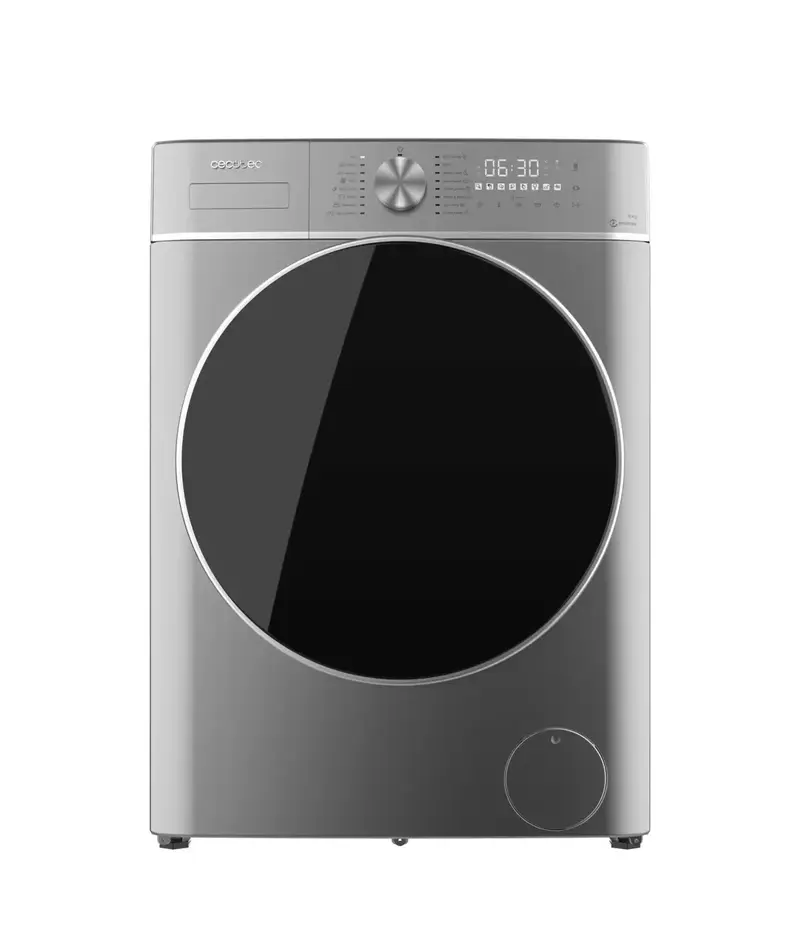 Lavadora Inverter 8kg con Vapor y 16 Programas, Eficiencia Energética Clase A de Cecotec