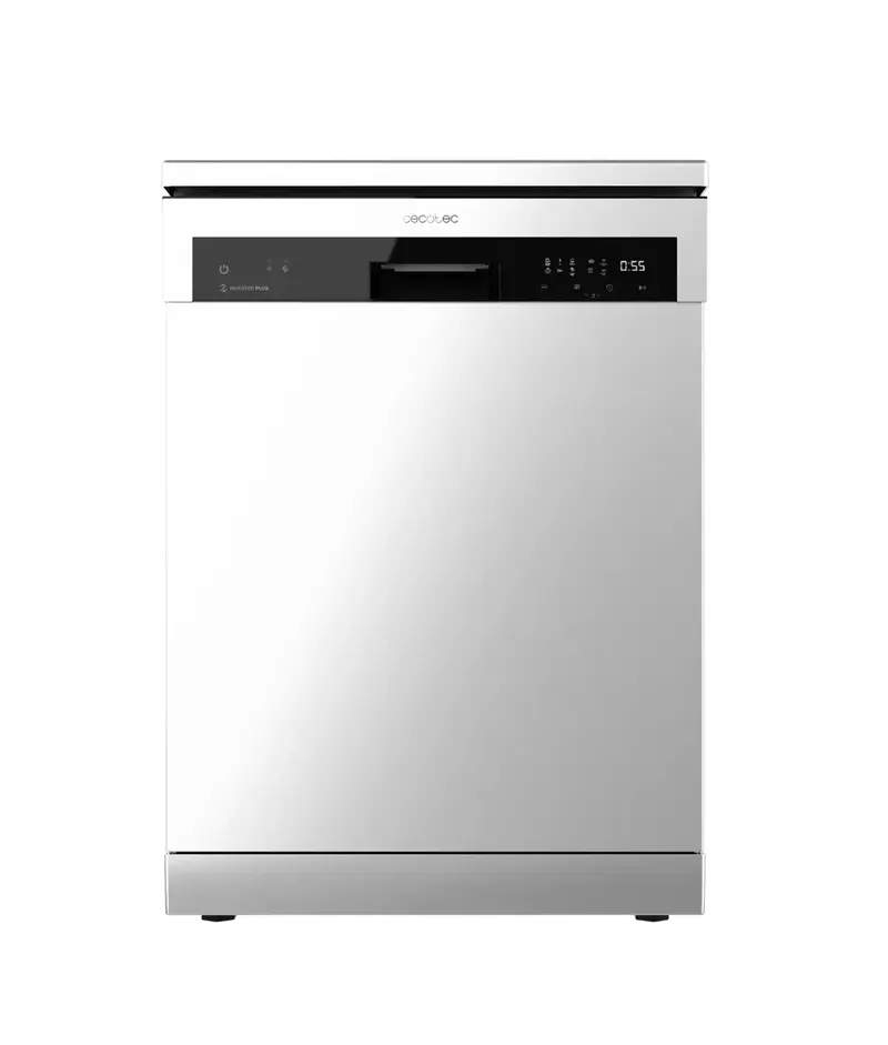 Lavavajillas Bolero Aguazero 6500 Inox 60cm 15 cubiertos con 6 programas y tecnología avanzada de limpieza de Cecotec