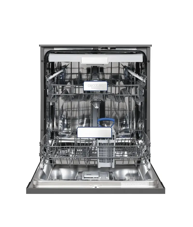 Lavavajillas Bolero Aguazero 6800 Dark 60 cm 14 cubiertos Motor Inverter Plus y 8 programas eficientes de Cecotec