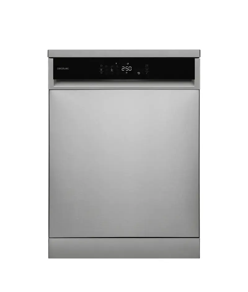 Lavavajillas Bolero Aguazero 6800 Inox A con Motor Inverter Plus 14 cubiertos 8 programas y tecnología avanzada de Cecotec