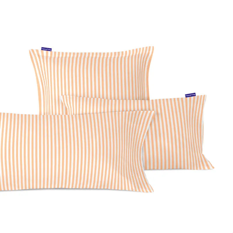 Layering Funda de almohada Melocotón