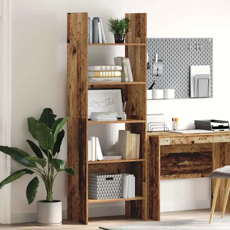 Librería Madera vieja 60 x 35 x 180 cm Madera de ingeniería