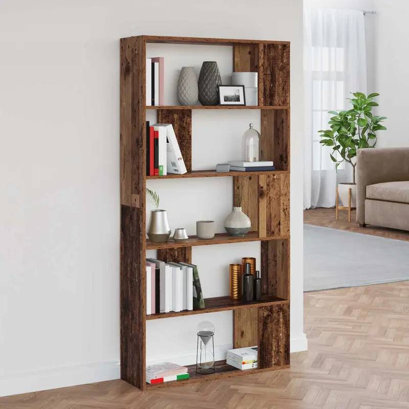 Librería Madera vieja 80 x 24 x 159 cm Madera de ingeniería