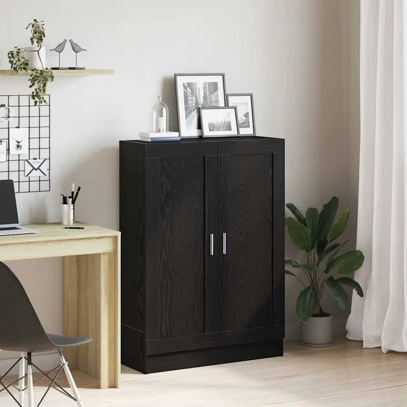 Librería Roble Negro 82,5 x 30,5 x 115 cm Madera de ingeniería