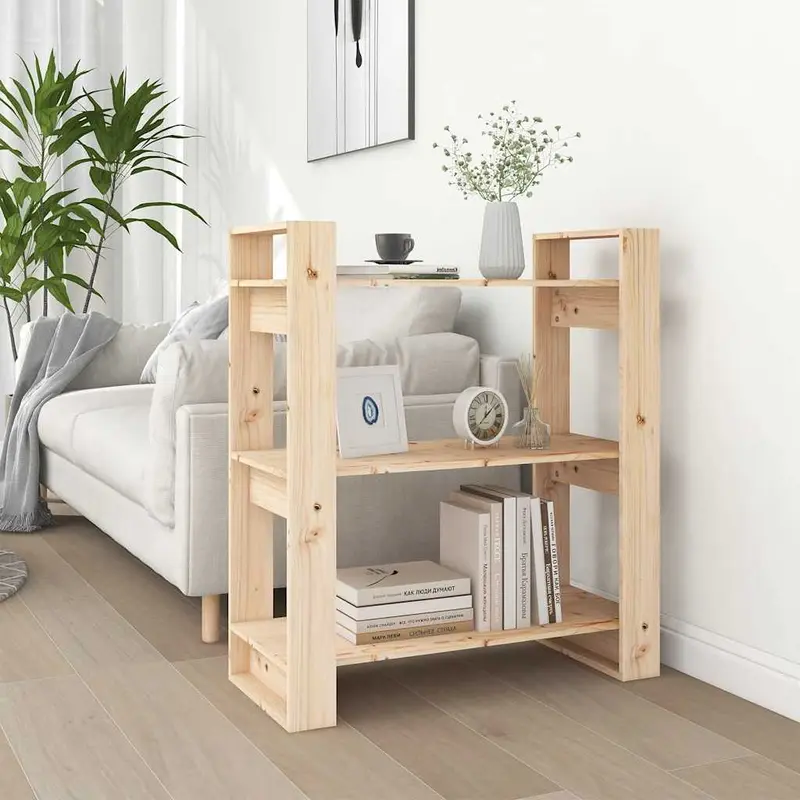 Librero/Biblioteca 80x35x91 cm Madera maciza de pino
