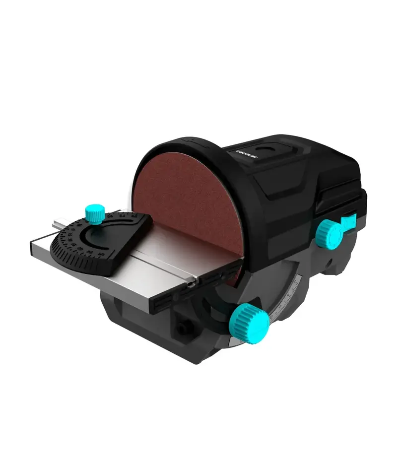 Lijadora de disco PerfectSurface 1000 de 140W con Recambios y adaptador para Aspirador ideal para tu taller Cecotec