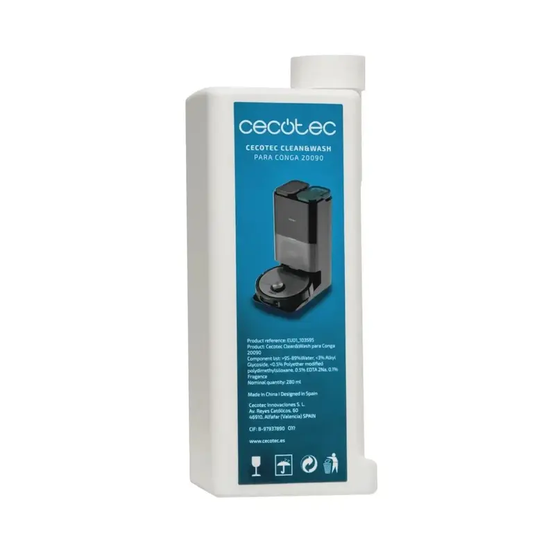 Líquido de limpieza Clean&Wash para Conga 20090 de Cecotec