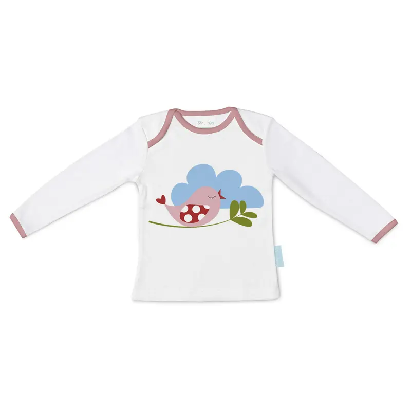 Little birds T-shirt manga larga 12-18 Meses