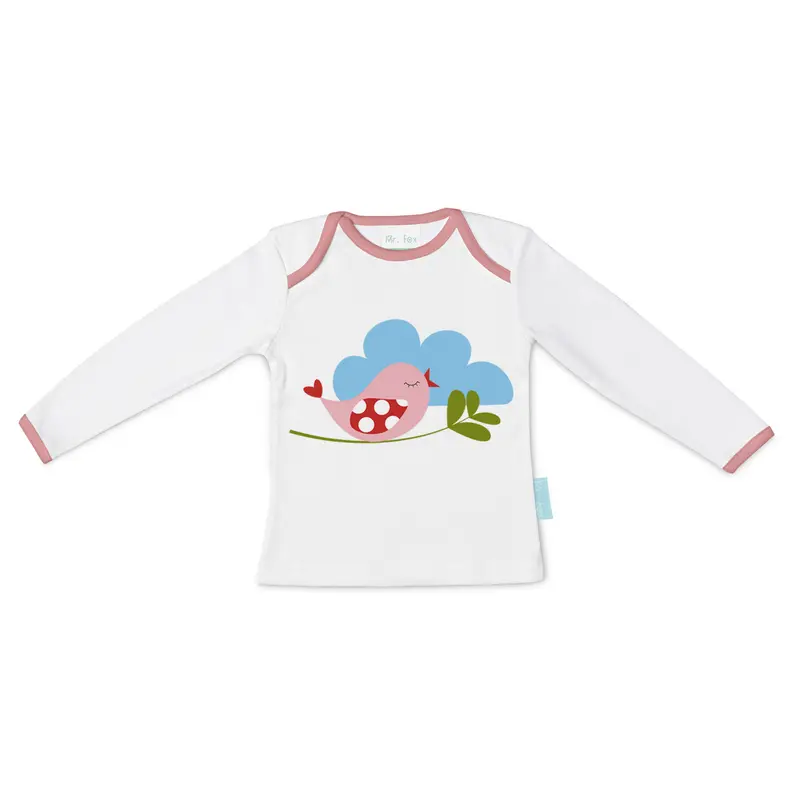 Little birds T-shirt manga larga 6-9 Meses