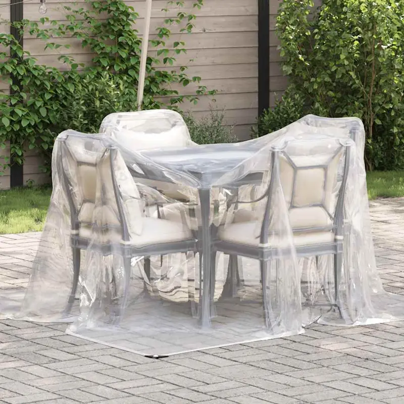 Lona transparente con ojales 2x2 m Polietileno