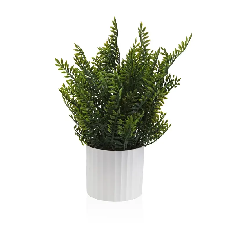 MACETA DECORATIVA CON PLANTA 26 CM