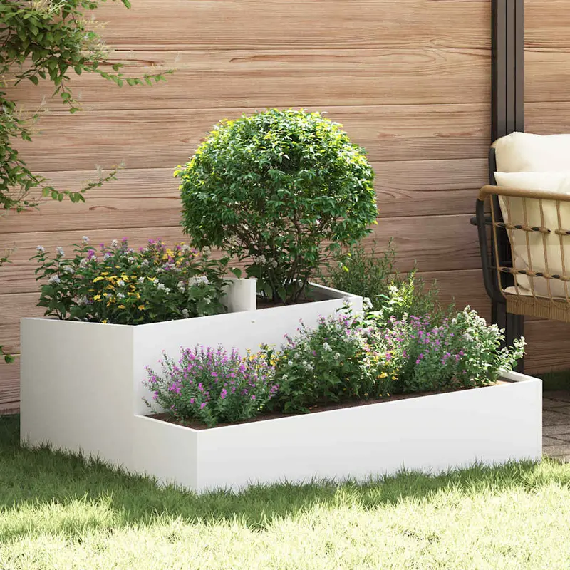 Macetero de Jardín 100 x 100 x 50 cm Acero laminado en frío