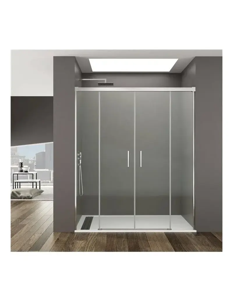 Mampara de Ducha Corredera BASIC GME 6mm Vidrio Templado - A Medida 132-210cm